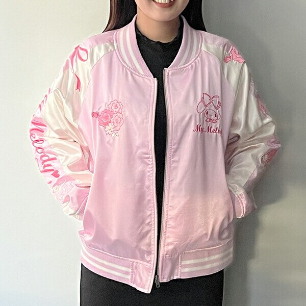 マイメロディ レースピンクローズ スカジャン サンリオ ブルゾン