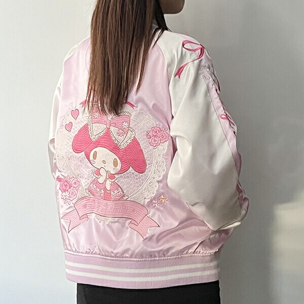 マイメロディ レースピンクローズ スカジャン サンリオ ブルゾン
