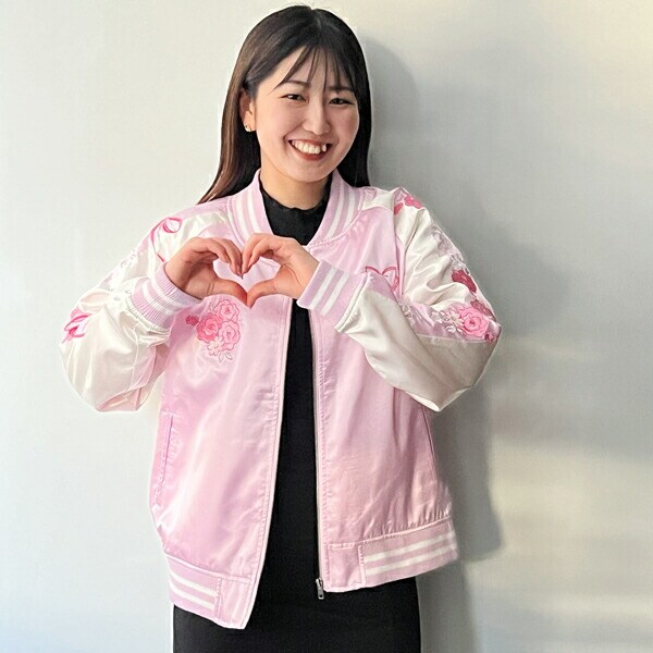 マイメロディ レースピンクローズ スカジャン サンリオ ブルゾン