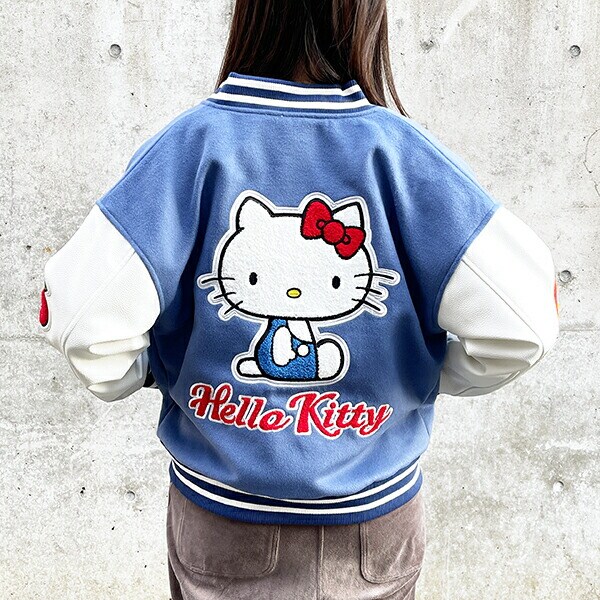 サンリオ ハローキティ カジュアルライフ スタジャン L アパレル スカジャン サンリオ