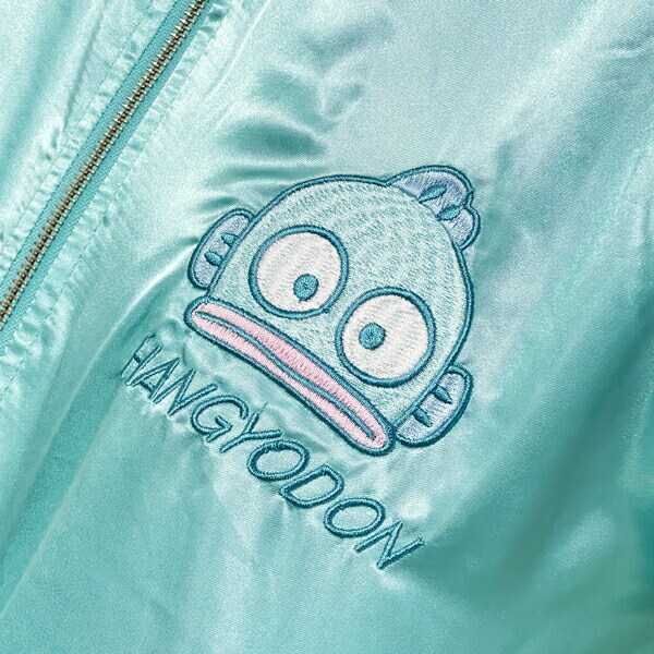 サンリオ ハンギョドン レトロポップ ミックス スカジャン グリーン sanrio