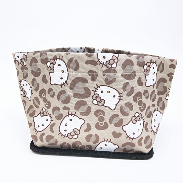 サンリオ ハローキティ ダストボックス (キティレオパードブラウン) カー用品 Sanrio