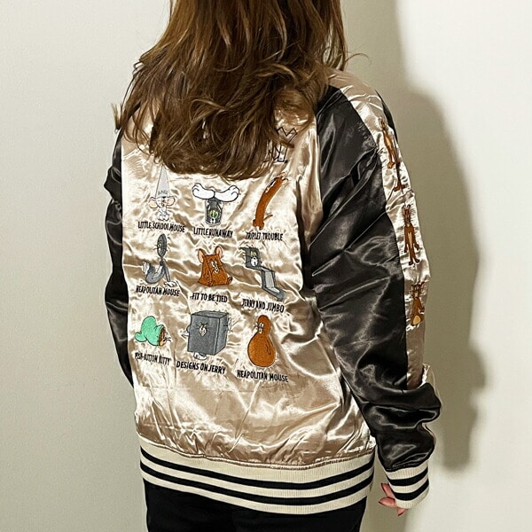 トムとジェリー スカジャン ファニースタイル L ジャンパー ブルゾン 上着