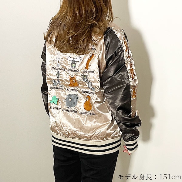 トムとジェリー スカジャン ファニースタイル L ジャンパー ブルゾン 上着