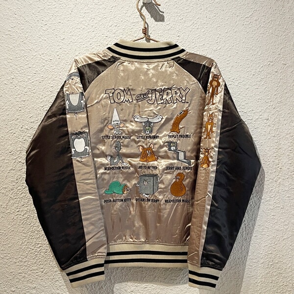 トムとジェリー スカジャン ファニースタイル L ジャンパー ブルゾン 上着