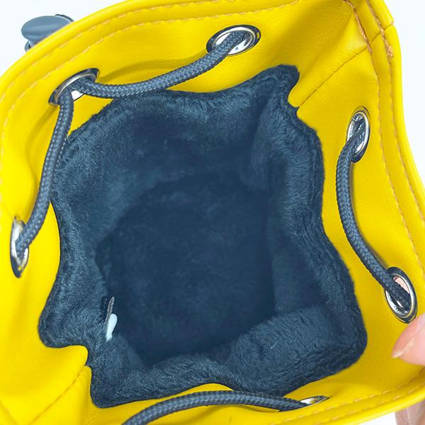 トムとジェリー 下にいるのは 巾着ポーチ ゴルフ用品 ゴルフボール ボールポーチ オレンジ