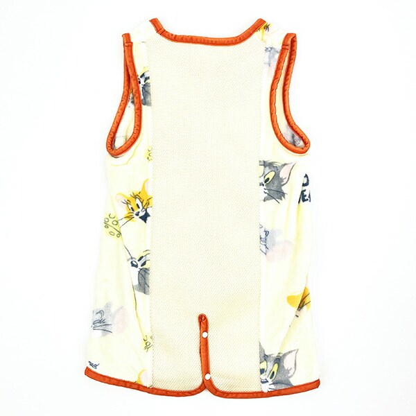 トムとジェリー 2wayスリーパー パステルベビー 寝具 あったか キッズ イエロー