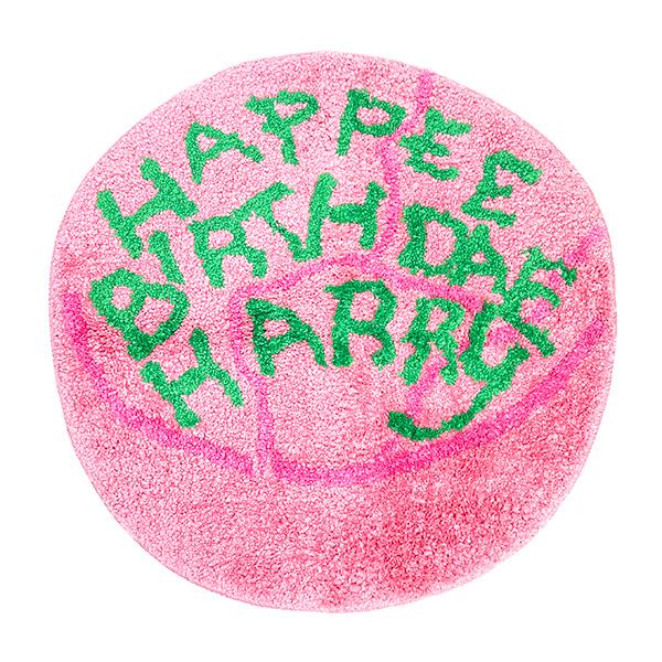 ハリーポッター 手作りケーキ ラグマット インテリア ピンク
