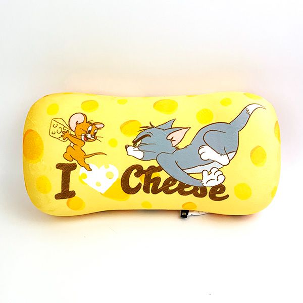 トムとジェリー チーズにかこまれて 腰あてクッション インテリア イエロー