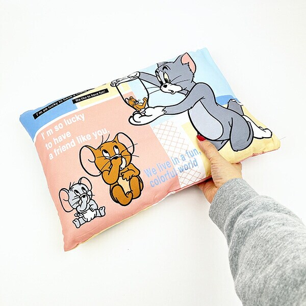 トムとジェリー カラフルワールド ジュニア枕 寝具 キッズ 子ども枕