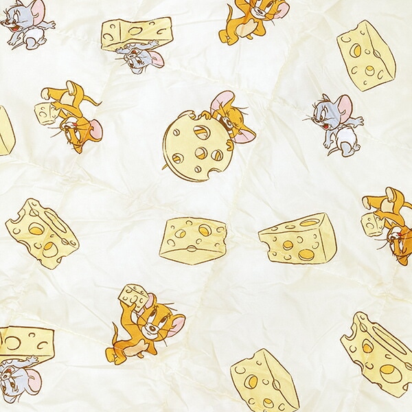 トムとジェリー メニーチーズ ポーチ付きブランケット