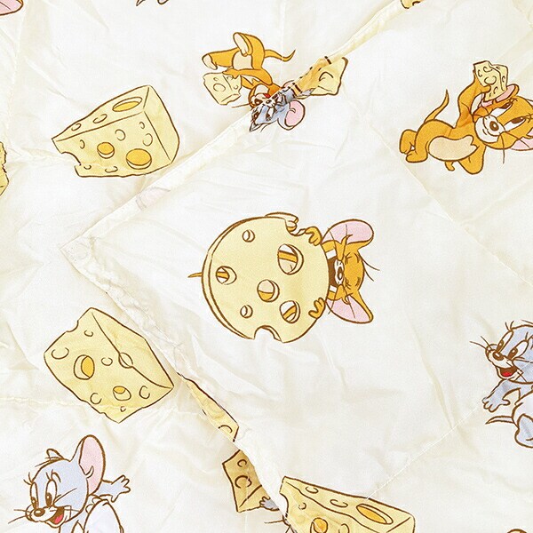トムとジェリー メニーチーズ ポーチ付きブランケット
