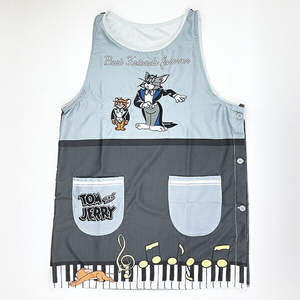トムとジェリー 割烹着 クラシックフレンド キャラクター エプロン タブリエ
