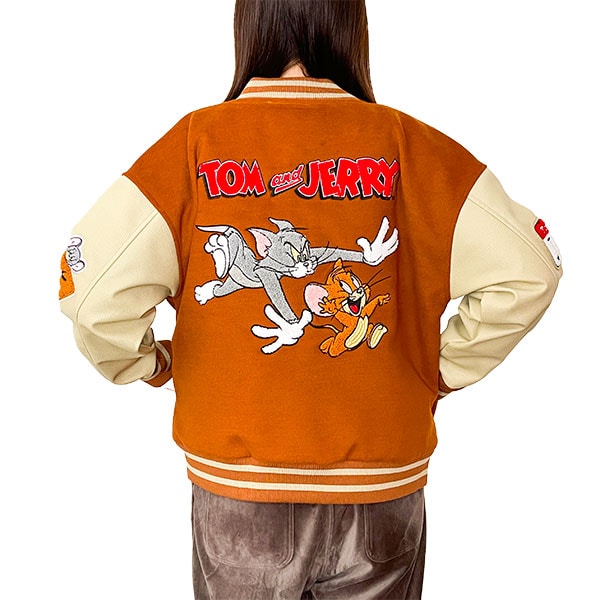 トムとジェリー キャッチアンドラン スタジャン (L) キャラジャン アパレル