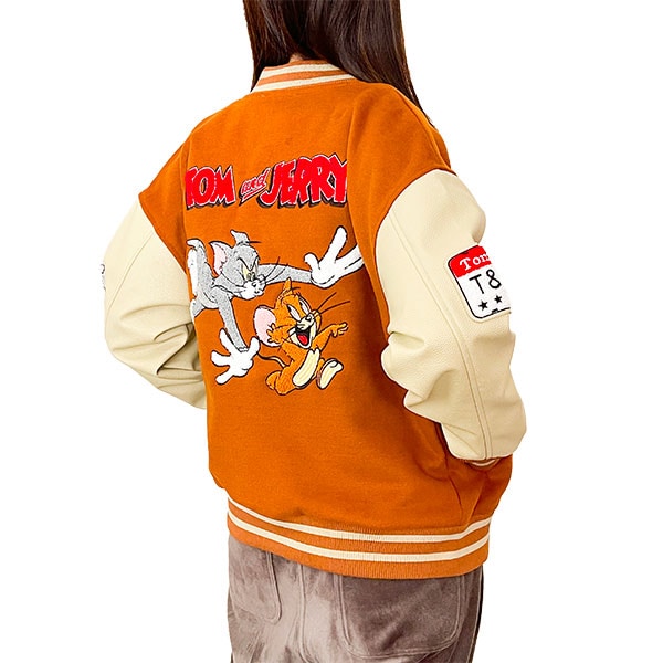 トムとジェリー キャッチアンドラン スタジャン (L) キャラジャン アパレル