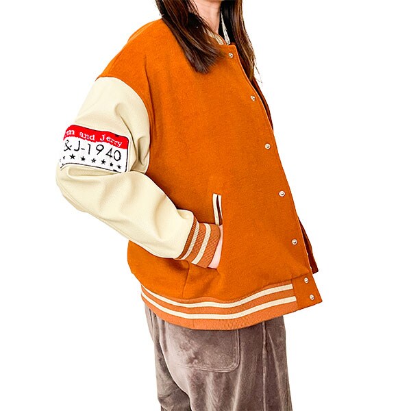 トムとジェリー キャッチアンドラン スタジャン (L) キャラジャン アパレル