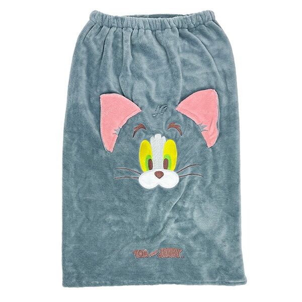 トムとジェリー アップリケトム マイクロ巻きタオル サマー ドレスタオル プール