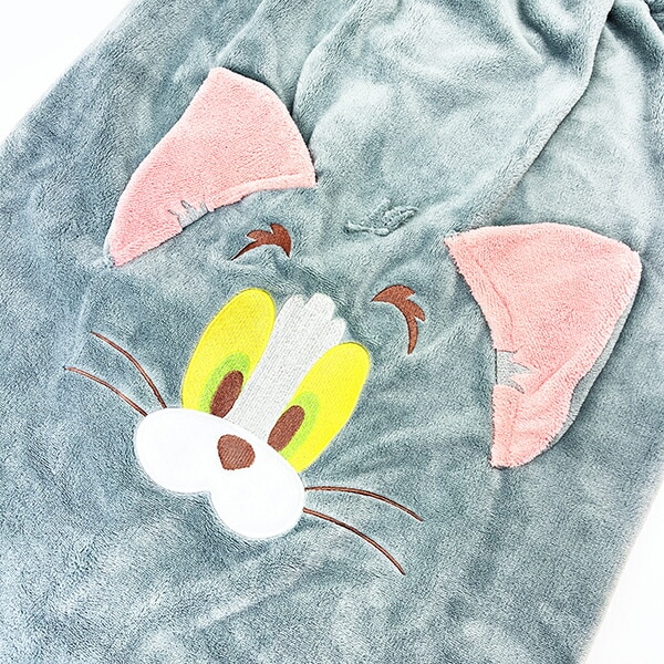 トムとジェリー アップリケトム マイクロ巻きタオル サマー ドレスタオル プール