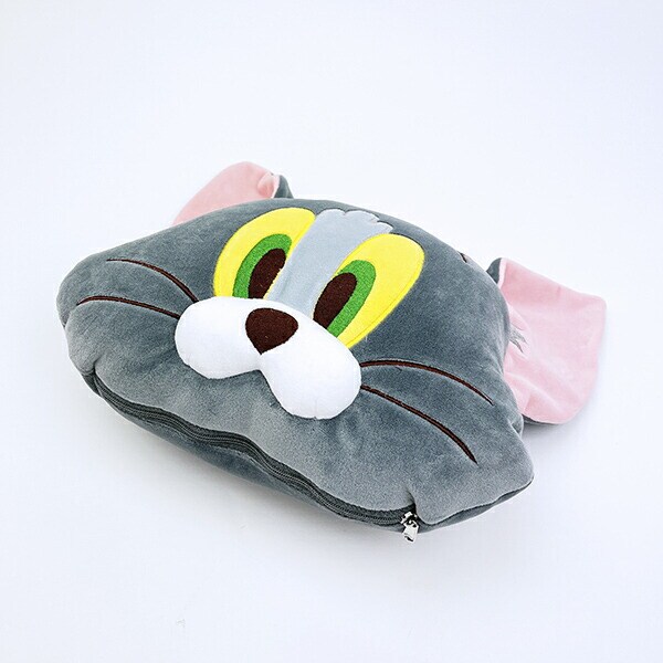 トムとジェリー トム マスコット付きネックピロー 枕 旅行