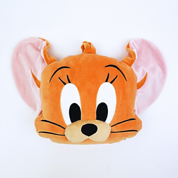 トムとジェリー ジェリー マスコット付きネックピロー 枕 旅行