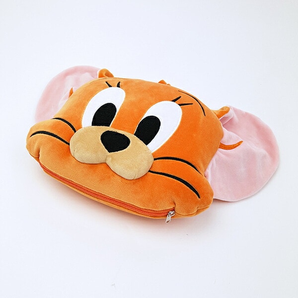 トムとジェリー ジェリー マスコット付きネックピロー 枕 旅行