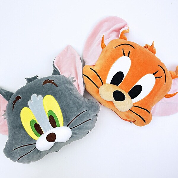 トムとジェリー ジェリー マスコット付きネックピロー 枕 旅行