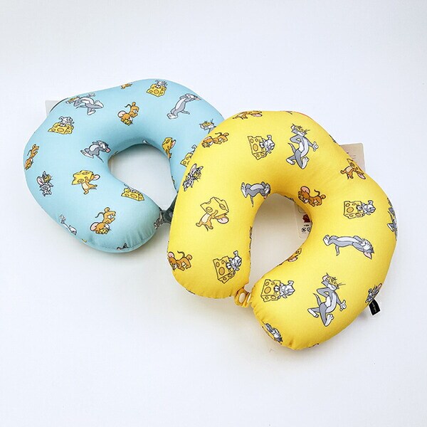 トムとジェリー ジェリー マスコット付きネックピロー 枕 旅行