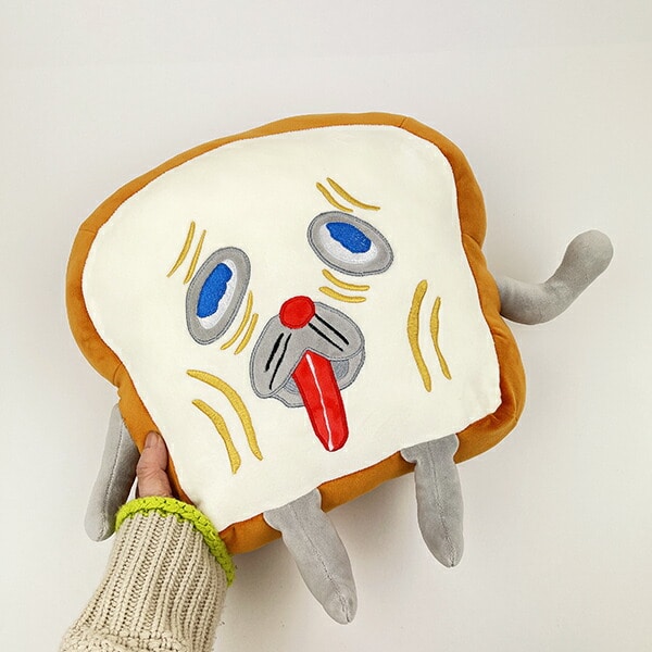 パンどろぼう まずい ダイカットクッション ぬいぐるみ
