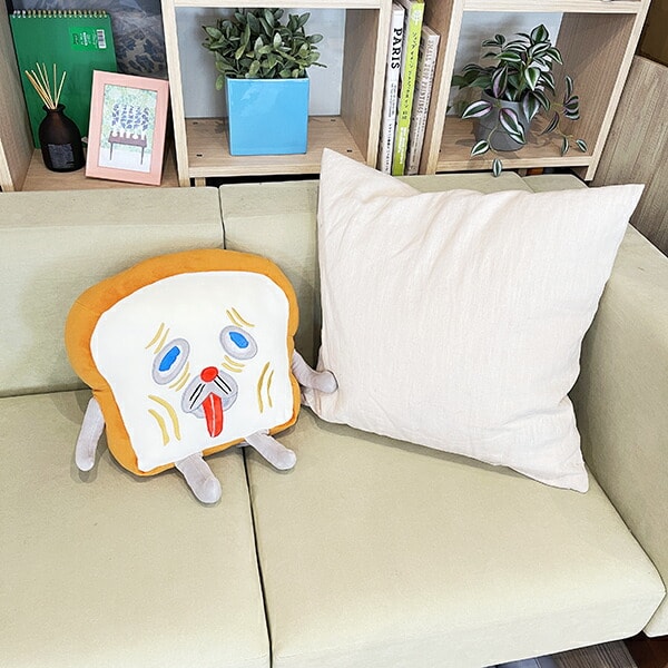パンどろぼう まずい ダイカットクッション ぬいぐるみ