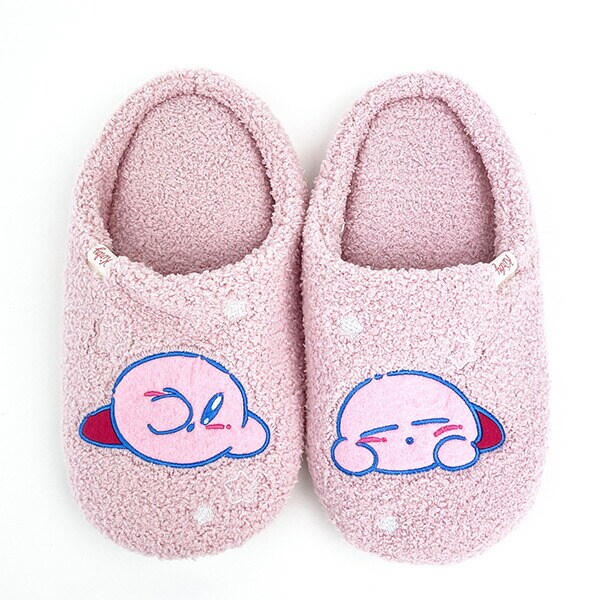 星のカービィ おやすみカービィ ルームシューズ スリッパ もこもこ あったか