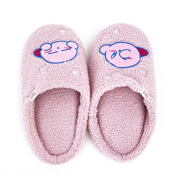 星のカービィ おやすみカービィ ルームシューズ スリッパ もこもこ あったか