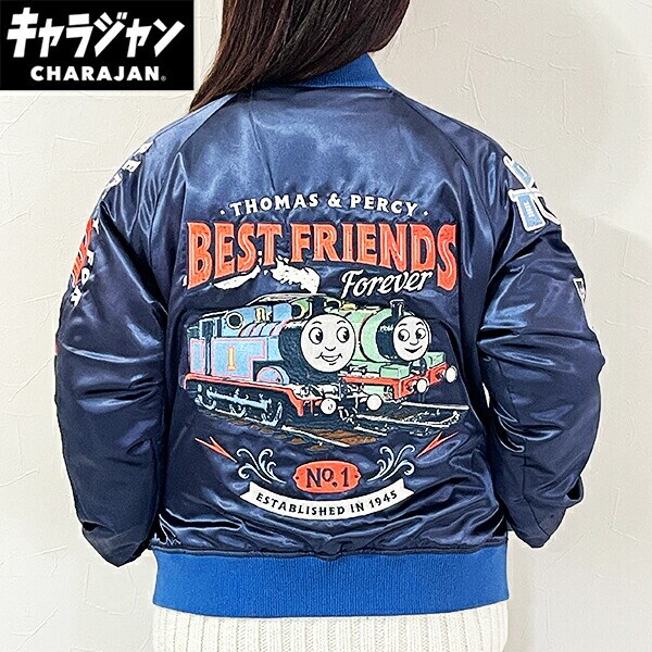 きかんしゃトーマス レディフォーアクション スカジャン L キャラジャン アパレル