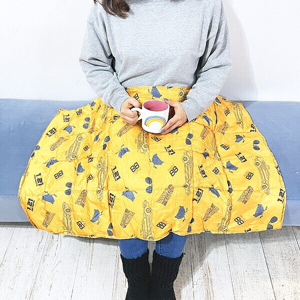 バックトゥザフューチャー BACK TO THE FUTURE ポーチ付きブランケット