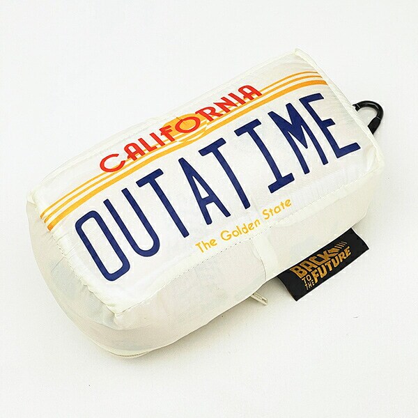 バックトゥザフューチャー BACK TO THE FUTURE ポーチ付きブランケット