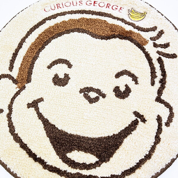 おさるのジョージ スマイルバナナ タフトマット