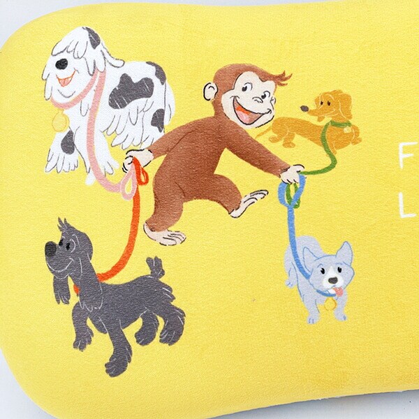 おさるのジョージ ハッピードッグ 腰あてクッション