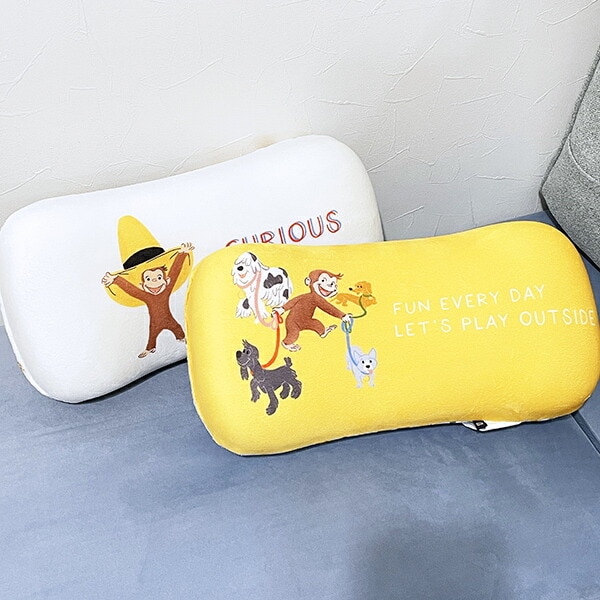 おさるのジョージ ハッピードッグ 腰あてクッション