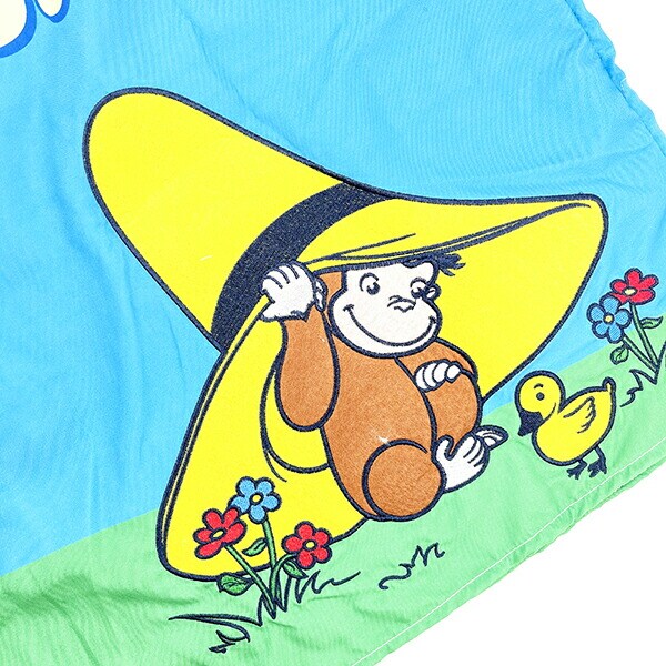 おさるのジョージ 割烹着 おひるねサル キャラクター エプロン タブリエ