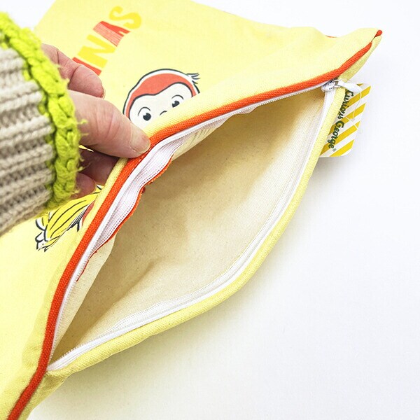 おさるのジョージ アイラブバナナモンキー クッション