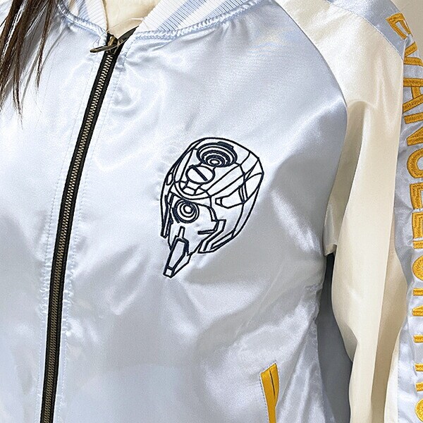 エヴァンゲリオン 綾波レイ スカジャン(L) ユニセックス ブルゾン アパレル キャラジャン えヴぁ