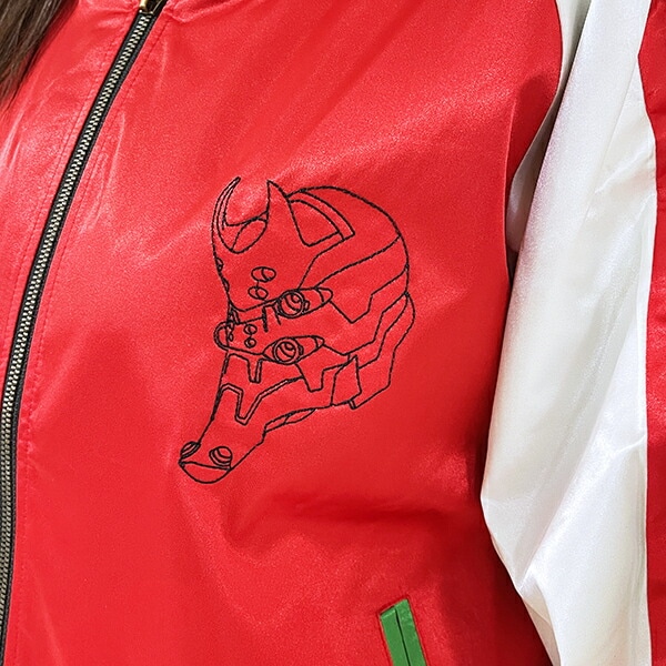 エヴァンゲリオン 式波・アスカ・ラングレー スカジャン(L) ユニセックス ブルゾン アパレル キャラジャン