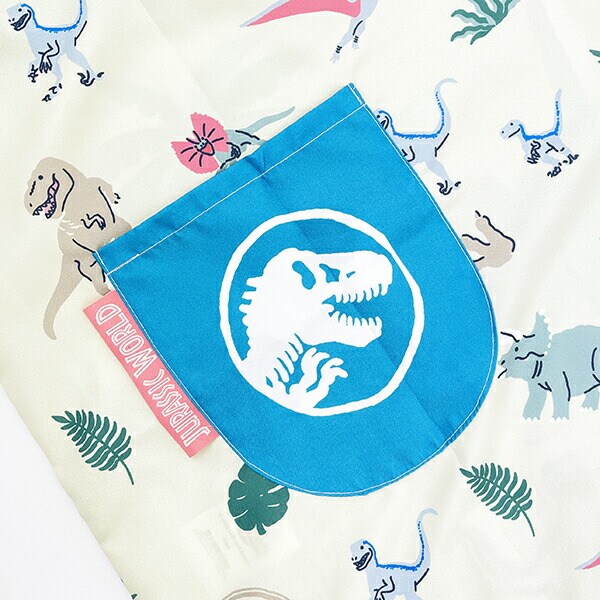 ジュラシックパーク 割烹着 ユルダイナソー キャラクター エプロン タブリエ