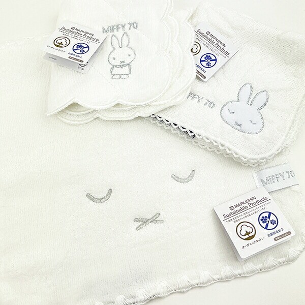 ミッフィー miffy 70th フラワー ミニタオル ハンカチ