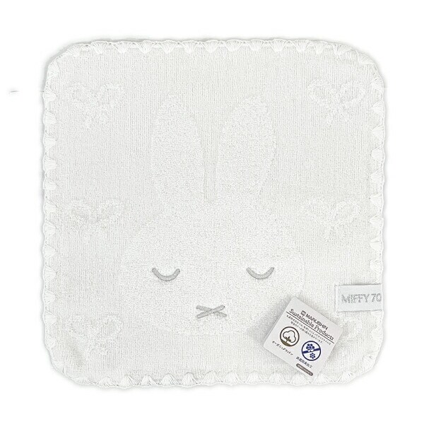 ミッフィー miffy 70th フェイス ミニタオル ハンカチ