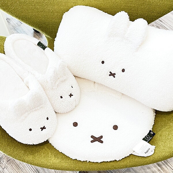 ミッフィー リラックスツール 腰あてクッション インテリア ホワイト miffy