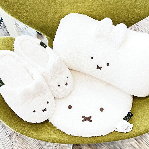 ミッフィー リラックスツール シートクッション インテリア ホワイト miffy