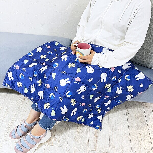 ミッフィー おうちでぬくぬく ポーチ付きブランケット miffy
