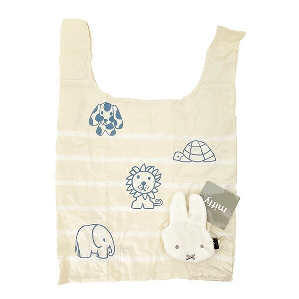 ミッフィー miffy ミッフィーと動物のお友達 エコバッグ