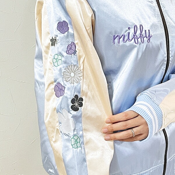 ミッフィー miffy フラワーシャワー スカジャン (L) ブルゾン アパレル