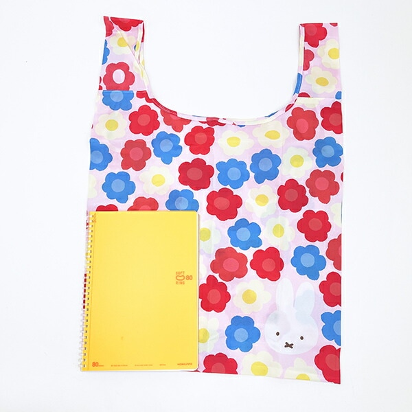 ミッフィー miffy エコバッグ (ミッフィーのお花畑)